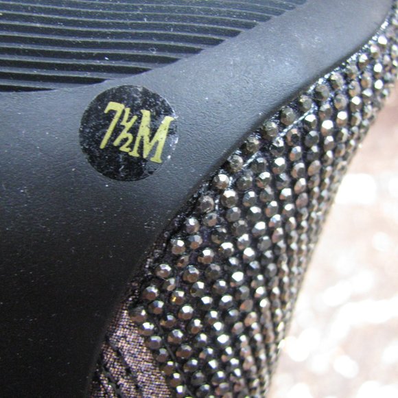 INC sparkly knee high boots 7.5 - Picture 10 of 11